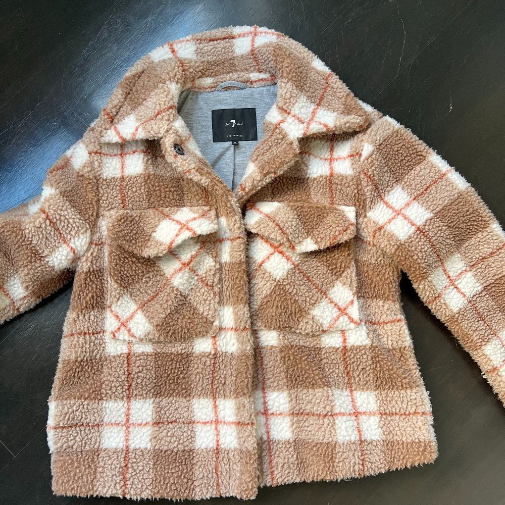 Sherpa Plaid Jacket from Seven for All Mankind